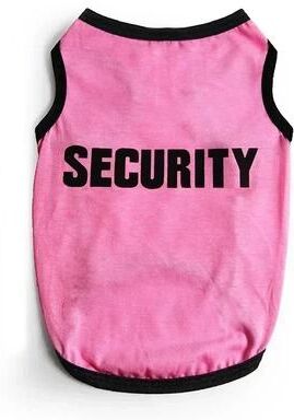 Uplift Picks Security Style Pet Vest Shirt For Cats Puppies Rabbits Small Dogs Warm Outfit Costume pink xl
