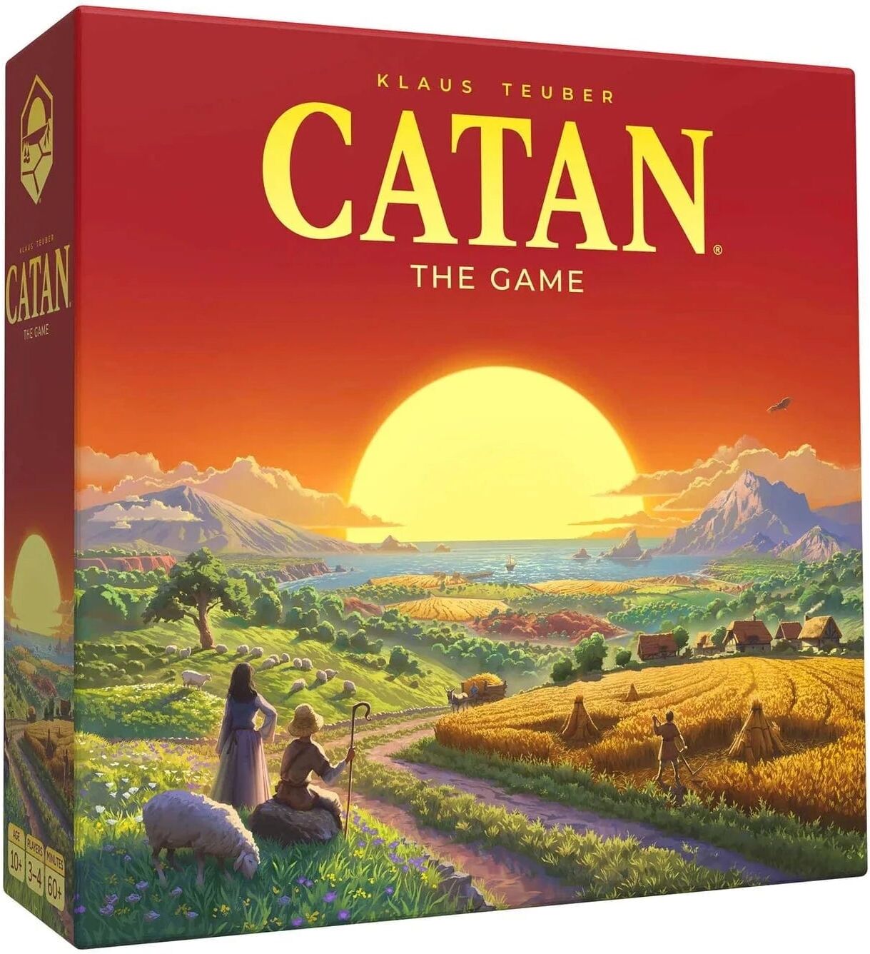 CATAN 6th Edition (2025) Strategic Board Game for Family and Friends, Ages 10+, 3-4 Players, CATAN Studio