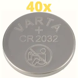 40x Varta Lithium 3V CR2032-P Bulk 3V/220mA lose