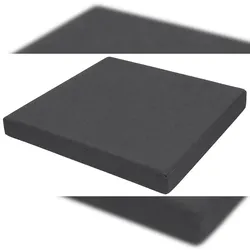 CLP Sitzkissen für Stuhl Smilla Stoff HBT: 5x50x50 cm dunkelgrau