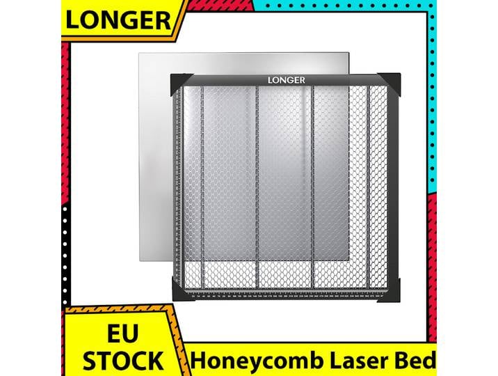 Plateforme de travail en nid d'abeille pour découpe laser LONGER, pour machine de gravure et de découpe laser CO2 diode, 440x440x22mm