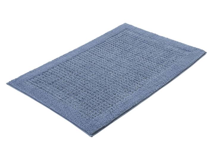 Kleine Wolke Badteppich Net Stahlblau 0.6 × 0.9 m