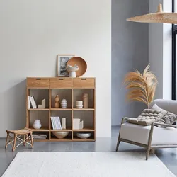 Bücherregal Miho aus Eichenholz 110×120