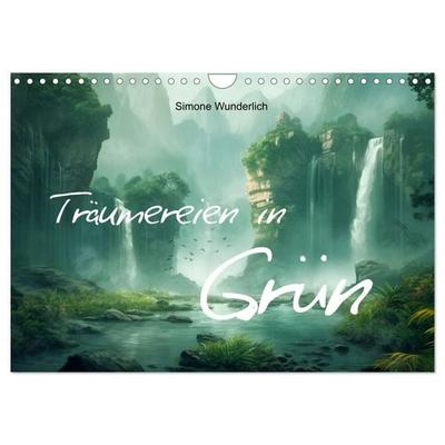 Träumereien in Grün (Wandkalender 2027 DIN A4 quer), CALVENDO Monatskalender