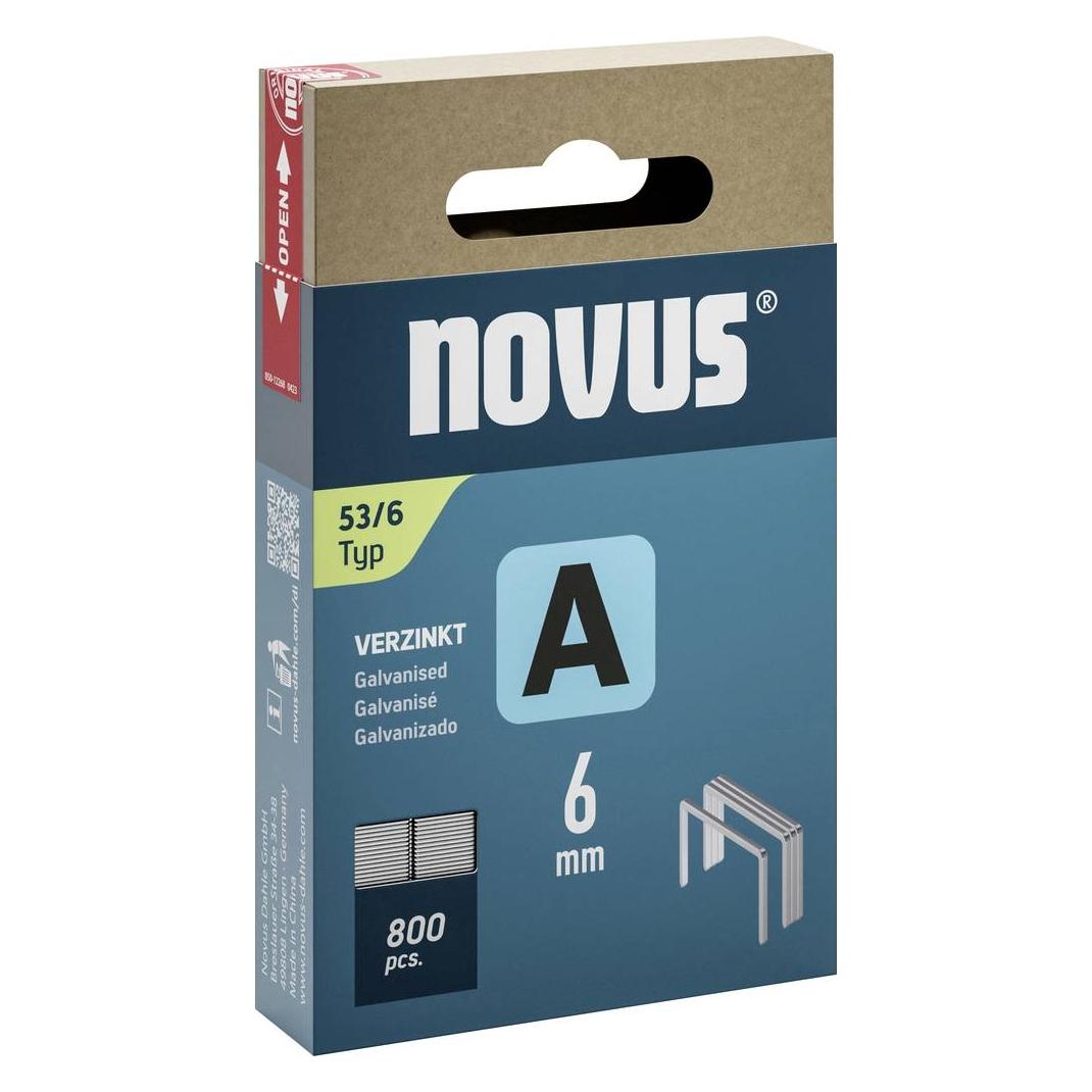 Novus Feindrahtklammern A 53 6mm 800 Stk. (042-0776)