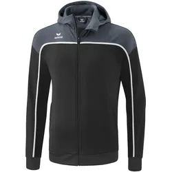 erima Change Trainingsjacke mit Kapuze Kinder black grey/slate grey/weiß 128