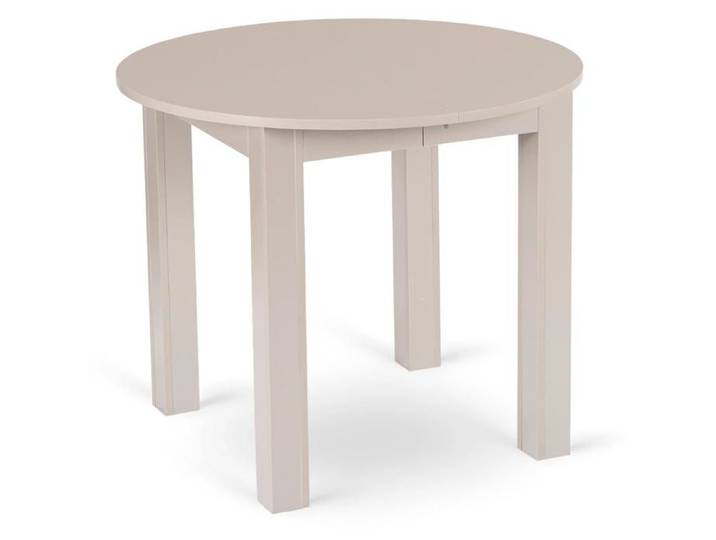 Table ronde extensible HARRY 102-142 cm Cachemire Moderne