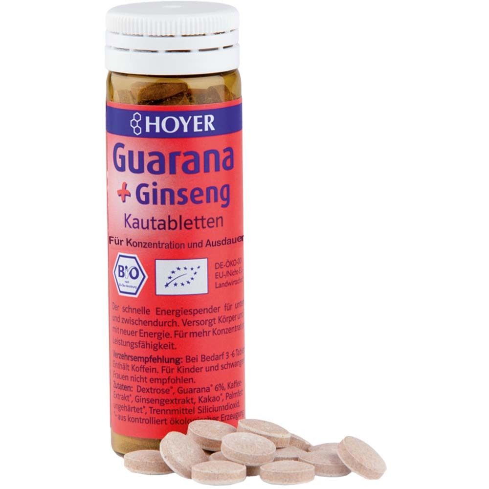 Hoyer Guarana & Ginseng Kautabletten 60 St