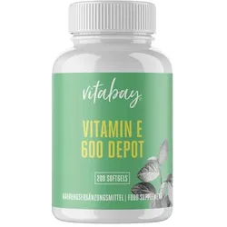 VITAMIN E 600 I.E. Depot vegan hochdosiert Weichk. 200 St