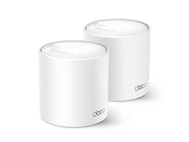TP-Link Deco X50 Mesh WLAN Set (2-pack), Wi-Fi 6 AX3000 Dualband Router & Repeater, 3x Gigabit-poorten per unit, Aanbevolen voor woningen met 3-4 slaapkamers, Uitgebreide Jeugdbescherming