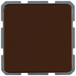 Hager WWS1211BR Steckdose SCHUKO m. Klappdeckel u. erh. Berührungsschutz WG UP IP44, braun glä.