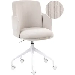 BÜROSTUHL Cord Hellbeige Dryden
