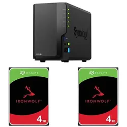 Synology DiskStation DS225+ 8TB (2x 4TB) Seagate Ironwolf® NAS Festplatte