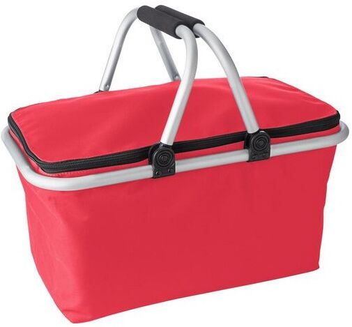Sac isotherme pliable personnalisé en polyester Cassian aluminium plastique ABS rouge