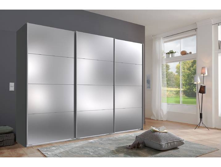 Schwebetürenschrank England Typ B 270 x 208cm Schwarz/Graphit