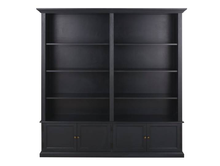 Bibliothèque noire, L180 cm