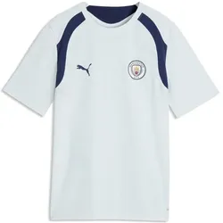Puma, Jungen, Fussballtrikot, MCFC Training Jersey Jr (164), Blau