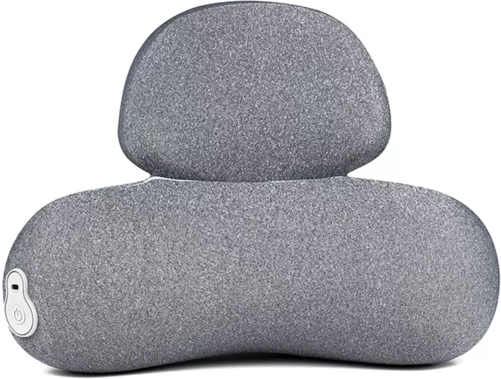 INF Vibrations- und Wärme-Nackenmassagegerät zum Einstecken mit Vibrations- und Wärmefunktion, Grau, USB-C, 2000 mAh