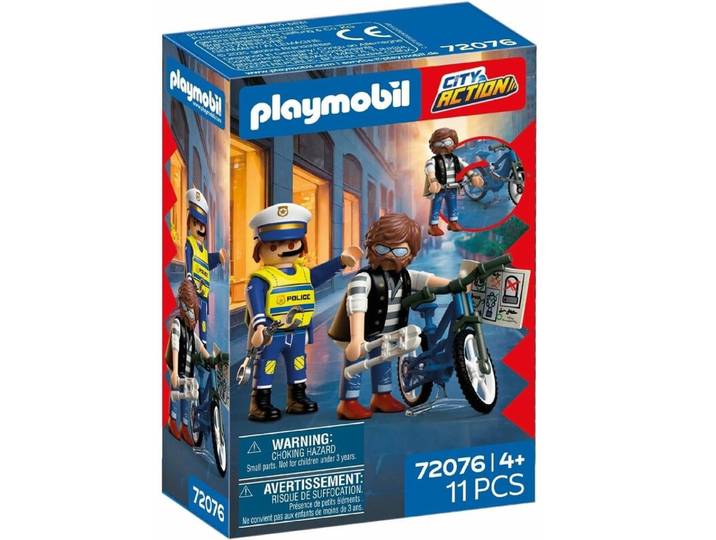 PLAYMOBIL City Action Coffret Vol de Vélo (MPN : 72076)