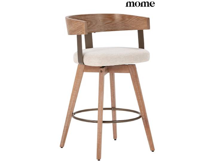 MOME Barhocker ILIA sperrholz eiche gebleicht