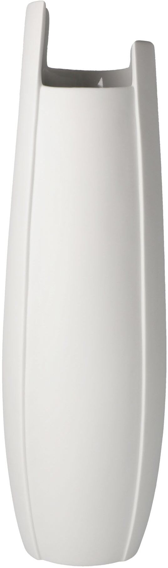 Tischvase GOEBEL "Vase Ova", weiß, B:10cm H:36cm T:10,5cm, Porzellan, Vasen, Tischvase
