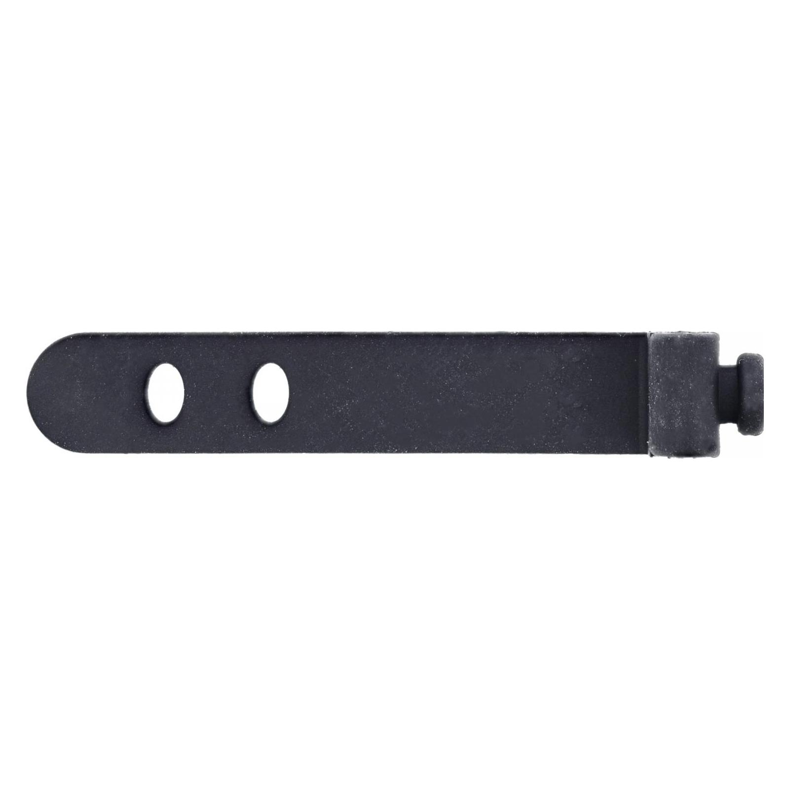 InLine 10er Pack Kabelbinder Silikon, wiederverschliessbar, 65x10mm, schwarz (65 mm, 10 Stk.) (59972B)