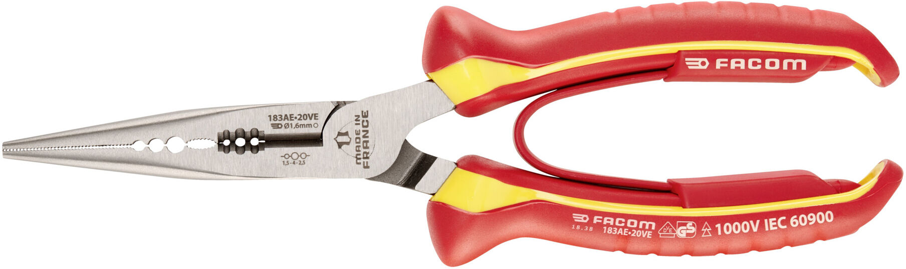 Facom Zange 1000V VDE Kabel (183AE.20VE)