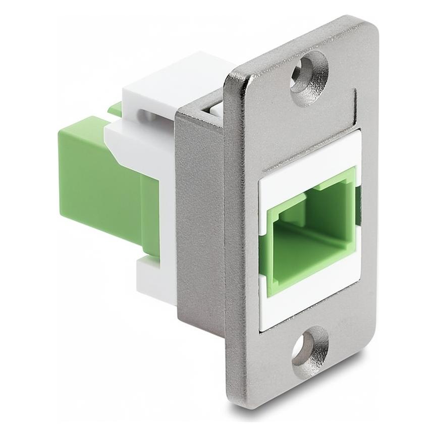 Delock Panel Mount SC Simplex Buchse zu SC Simplex Buchse si (Netzwerk Kupplung) (91103)