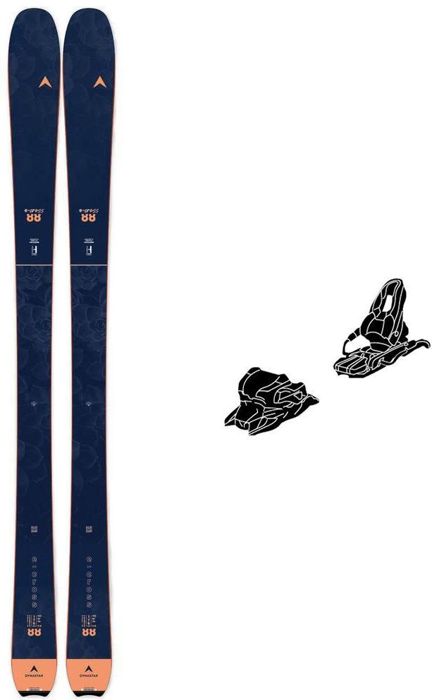 Dynastar  - Pack Ski E-Cross 88 - 158 + 11.0 Tp 90mm Black Anthracite - Ski