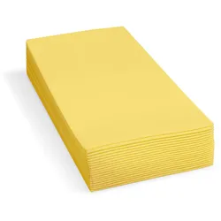 VEPATIM 250 Servietten 33 x 33 cm 1/8 -Kopffalz 2-lagig gelb