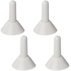 Set mit vier ProPlus 366475S Regenkappen für Zeltstangen