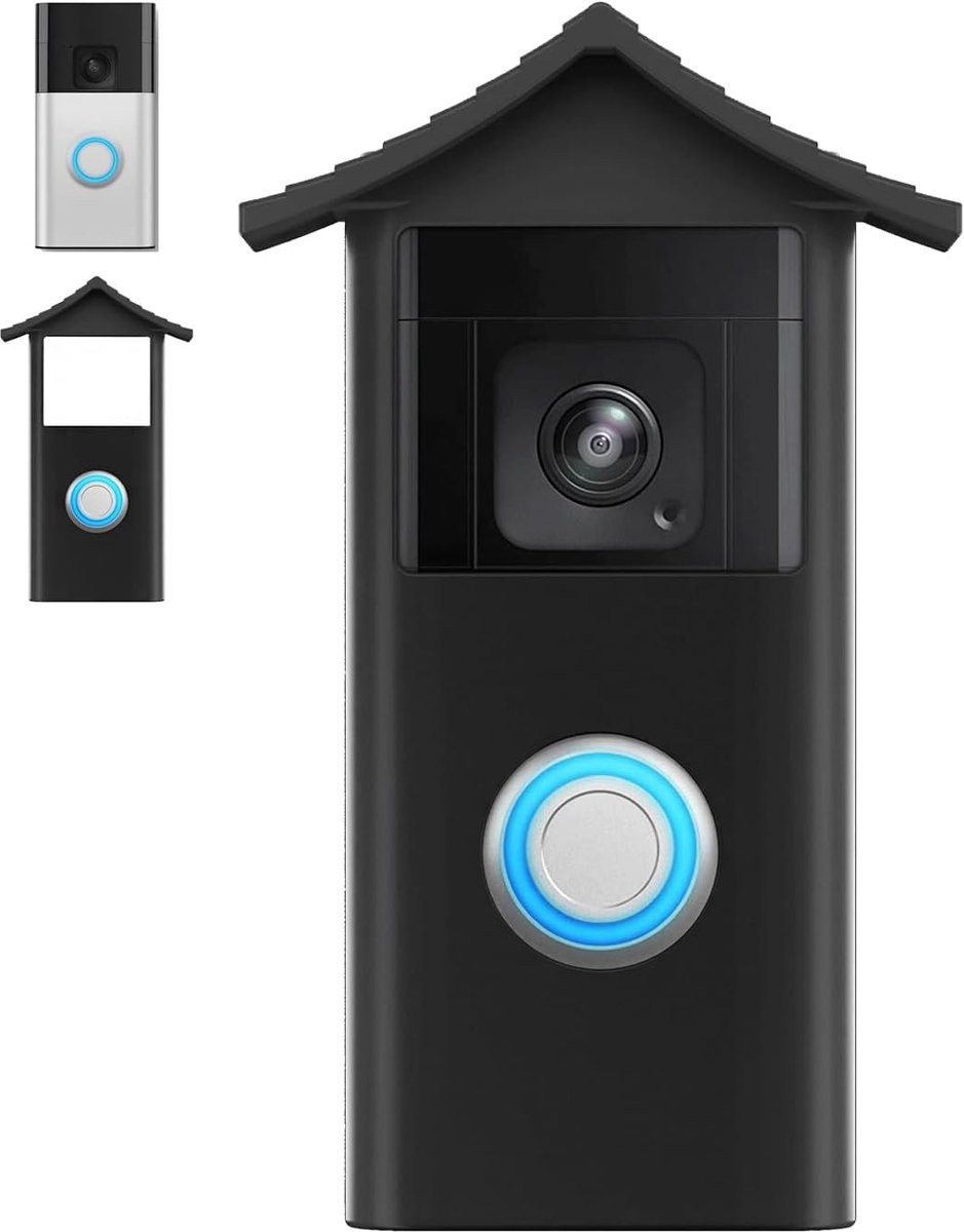 Beschermhoes voor Ring Battery Video Doorbell (versie 2024) tegen zonlicht, weer en uv-straling