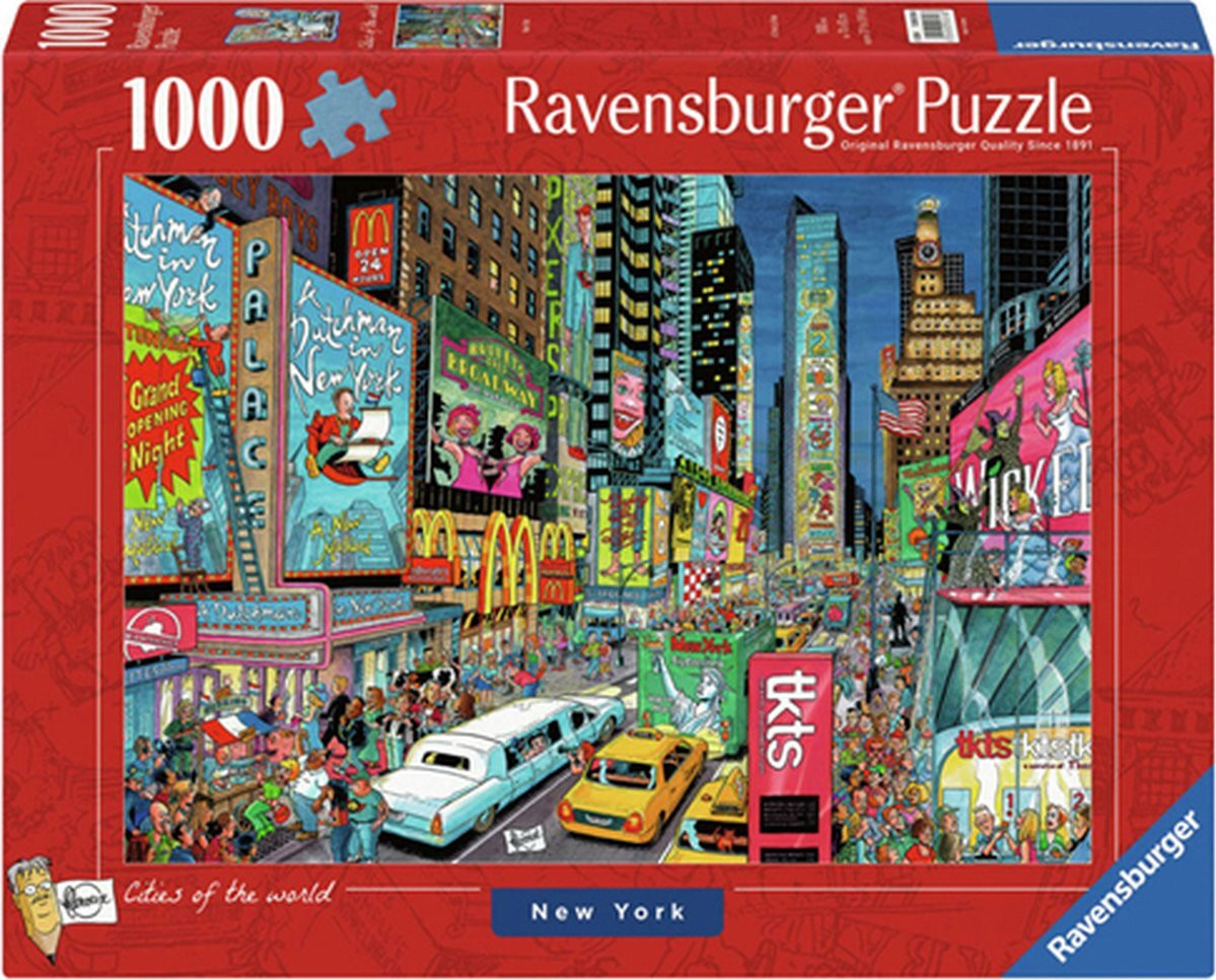 Ravensburger Puzzel Stad 1000 stukjes