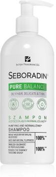 Seboradin Pure Balance champô de limpeza para o cabelo oleoso, fino e poroso 400 ml. Pure Balance