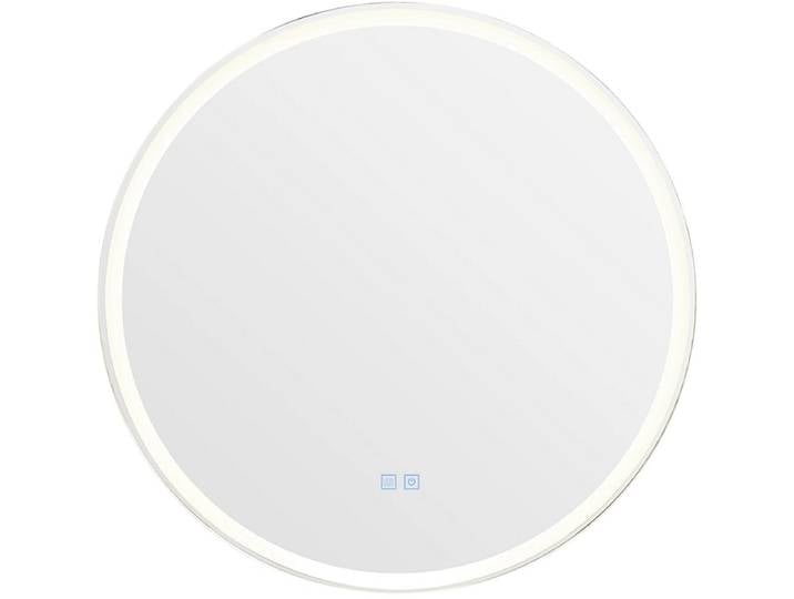LED-Spiegel rund YANN 70x2.5cm silver