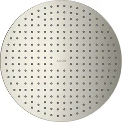 hansgrohe AXOR ShowerSolutions Kopfbrause 300 2-jet, Decke-Aufputz, 35305800, Farbe: Stainless Steel Optic
