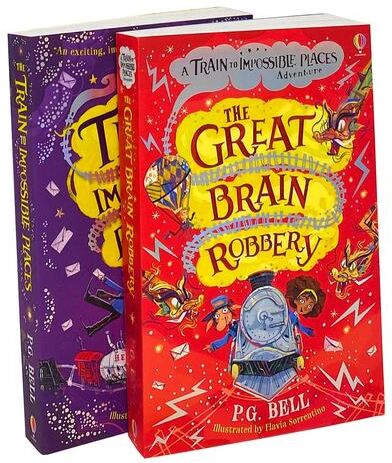 Usborne The Train to Impossible Places Collection – 2 Book Set by P. G. Bell