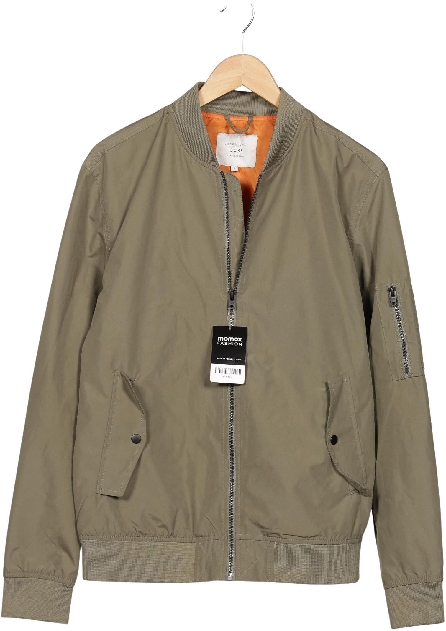 Jack & Jones Herren Jacke, Grün, Gr. L, Synthetik - Second Hand