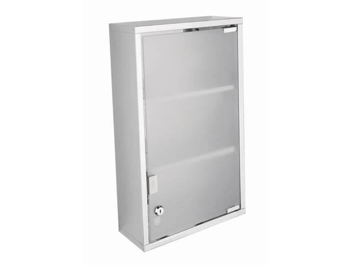 Armoire - Today - Avec clés - 2 porte(s) - Inox - Contemporain
