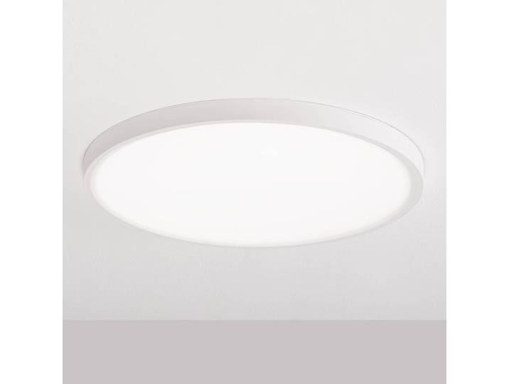 Deckenleuchte Dixie Ø 40cm Weiß/Weiß Kabel ABS, Fassung ABS, Baldachin Aluminium, Gehäuse Leuchte Aluminium Nicht austauschbare LEDs