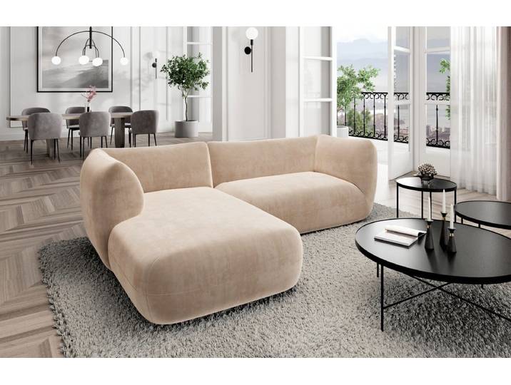 Stoff Ecksofa Madrid L-Form