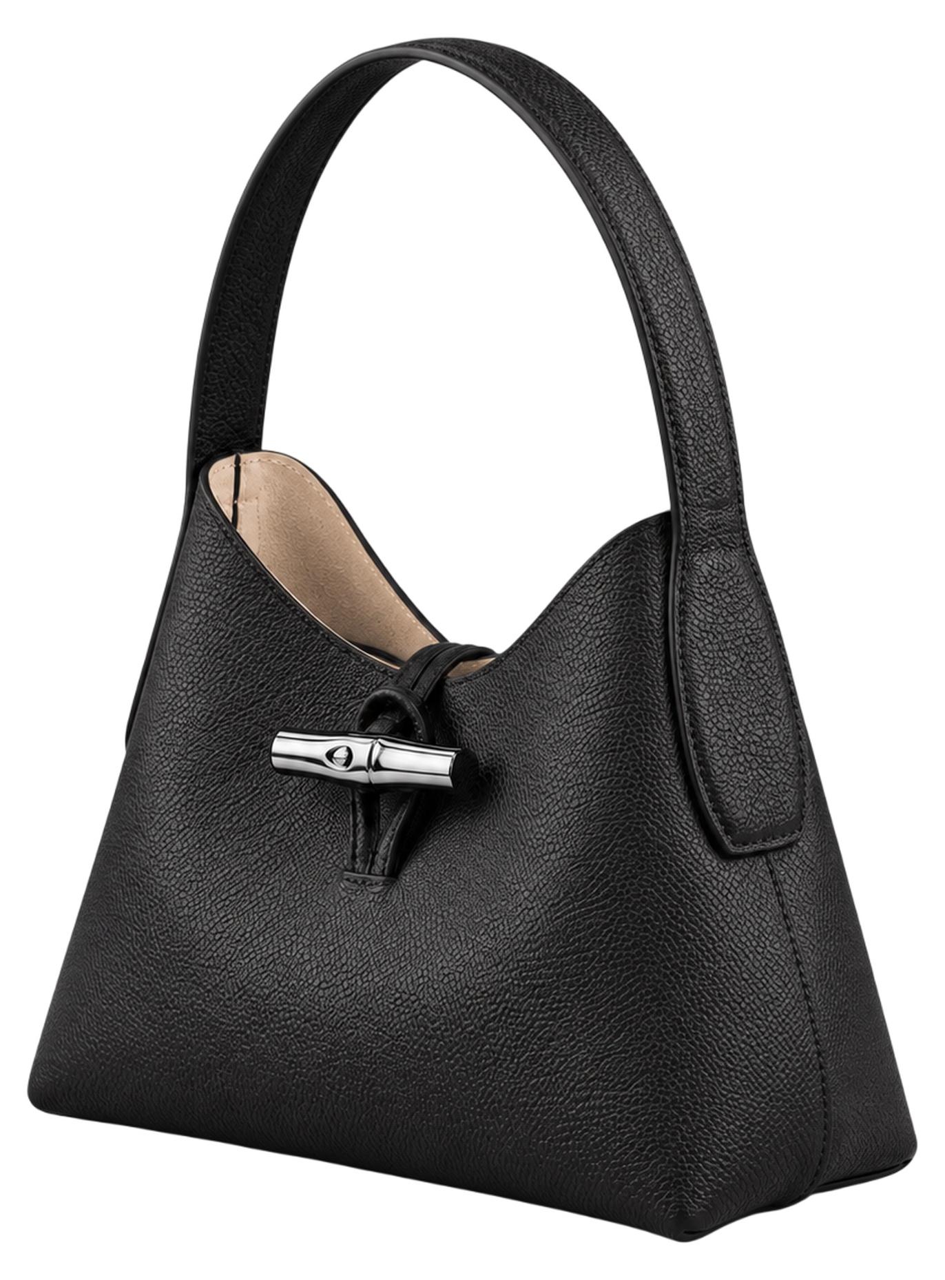 Longchamp Le Roseau Schultertasche S Damen Schwarz