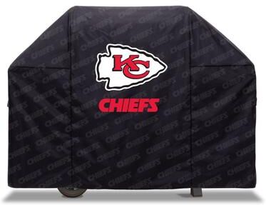 Skip's Garage Kansas City Chiefs NFL Heavy Duty All-Weather Grill Cover