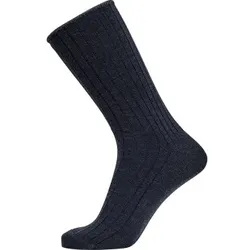 Egtved Wool No Elastic Rib Socks Marine Gr 40/45