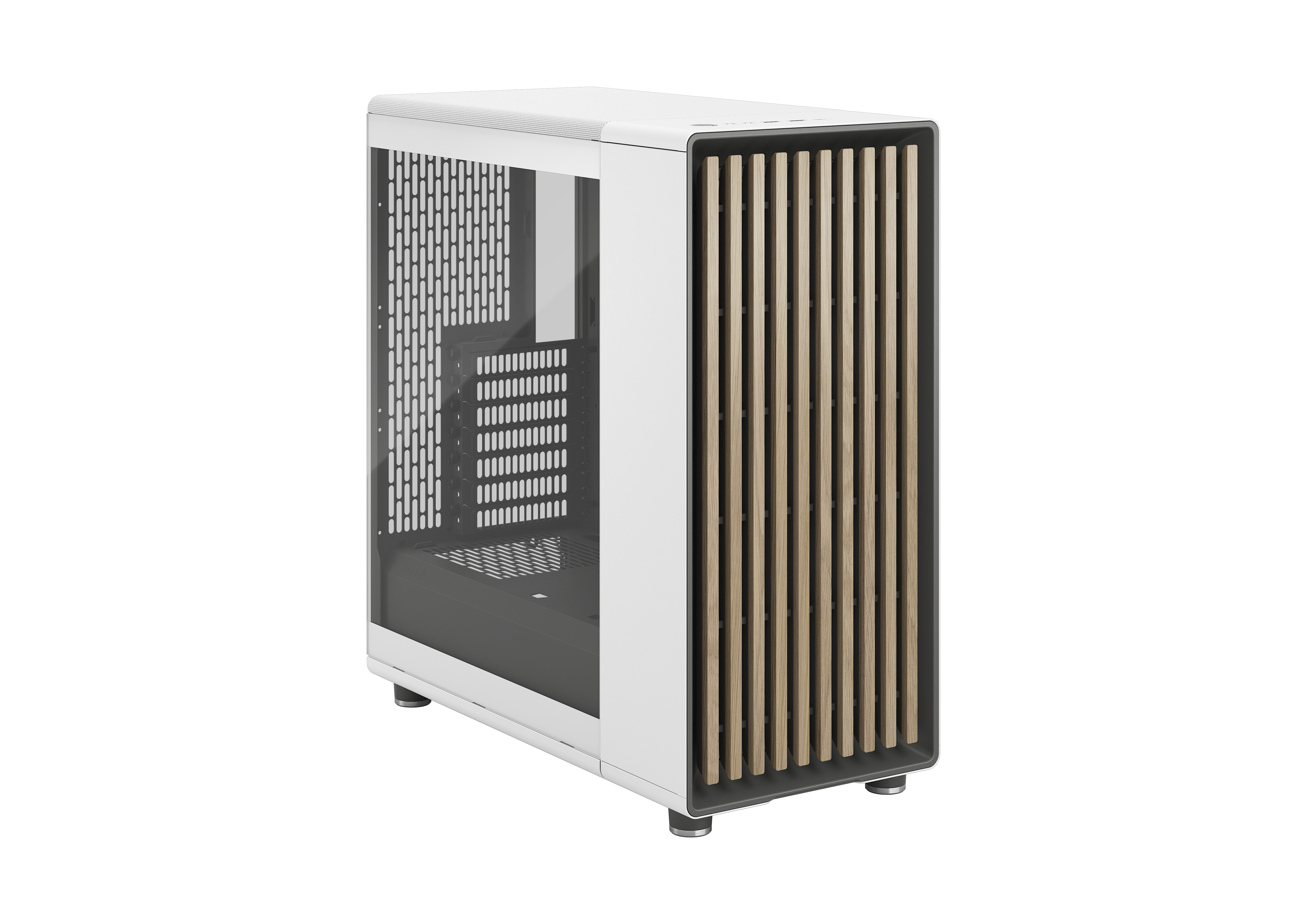 Fractal Design North Chalk White TG Clear Tint Gaming Gehäuse TG Seitenfenster FD-C-NOR1C-04