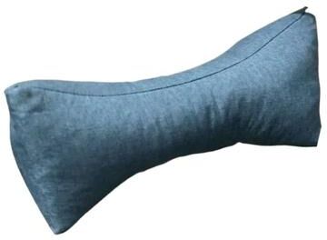 Uplifted Finds Natural Buckwheat Hull Cervical Pillow Triangular Neck Support For Traction Stretching And Fatigue Relief blue