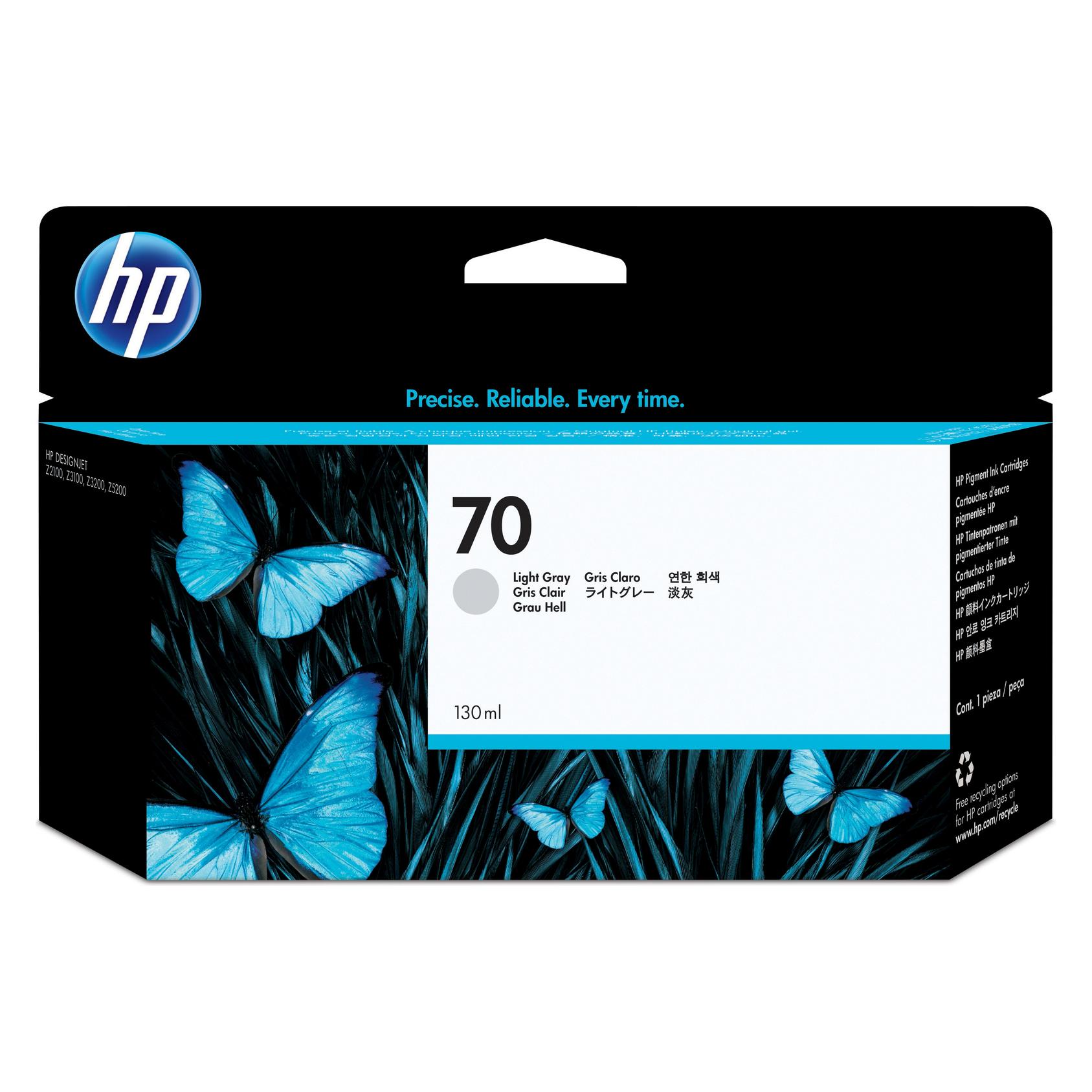 HP 70 Light grey DesignJet printer cartridge, 130 ml, 130 ml (C9451A)