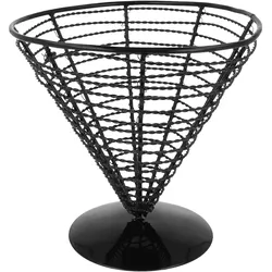 García de Pou Präsentationskorb Ø 18X17,5 Cm Schwarzer Stahl