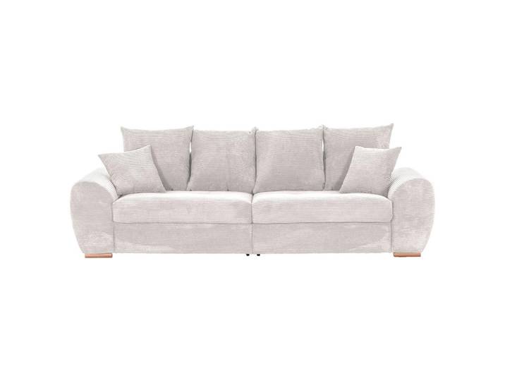 Carryhome Bigsofa, Natur, Holz, Buche, massiv, 2-3-Sitzer, Füllung: Schaumstoff, 270x72x109 cm, Rücken echt, Wohnzimmer, Sofas & Couches, Sofas, Bigsofas