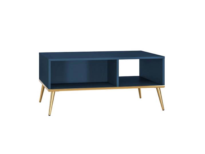 Petits-meubles Couchtisch Thalia Blau, Holzwerkstoff, 90x42x60 cm, Wohnzimmer, Wohnzimmertische, Couchtische
